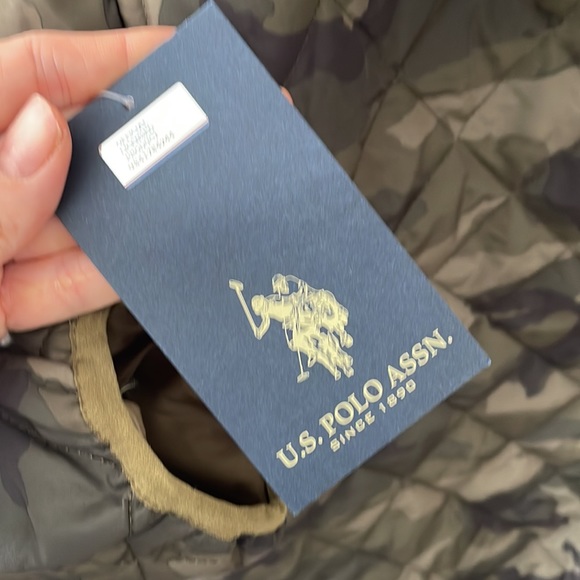 U.S. Polo Assn. | Hooded Camo Coat - Picture 5 of 13